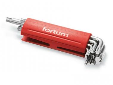 Klíče TORX S2, 9ks, 61CrV5 - Klíče TORX S2, 9ks, 61CrV5 Rozměry: T10-15-20-25-27-30-40-45-50 Výrobce: FORTUM
