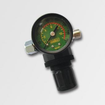 Redukční ventil LG-04 XTline - Redukční ventil LG-04 XTline P19655 Vzduchový redukční ventil tlaku pro vzduchové rozvody a nářadí s regulovatelným výstupním tlakem v rozsahu 0-160 PSI a manometrem. Připojení: závit1/4"