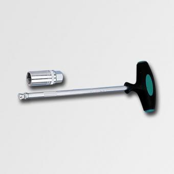 Klíč na svíčky magnetický T 21mm - Kloubový klíč na svíčky magnetický Rozměry: 21 mm T-rukojeť plastovým potahem
